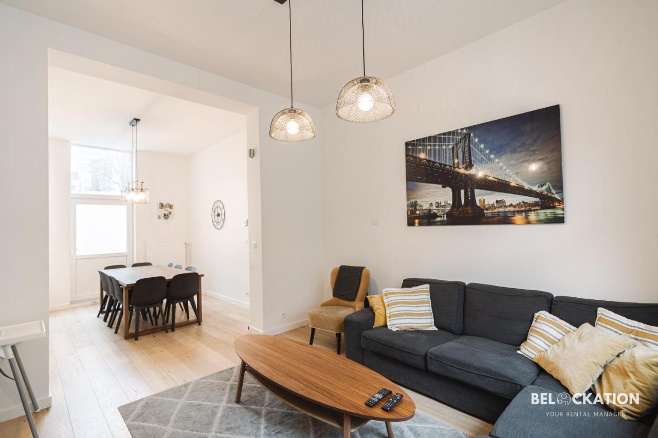 Maison Spacieuse De 6 Chambres Proche Gare Midi Bruxelles Esterno foto